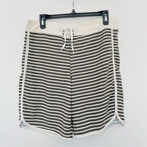 Acacia Men's‎ Surf Trunks Green Stipe Board shorts  - Size 32